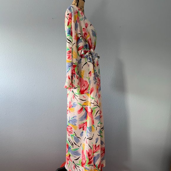 Vintage Mary Mcfadden Dressing Gown Robe - Picture 4 of 14